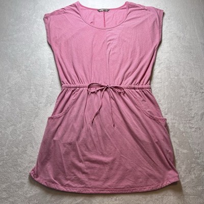 The North Face Active Pink Women's Athleisure Striped Dress Size Large