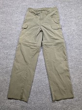 Vtg Boy Scouts of America BSA Pants Youth 10 Green Switchback Convertible Cargo