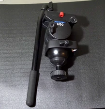 Acebil H50 75mm ball mount pro video tripod fluid head - used, great condition