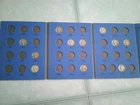 Lot of 11 Silver Quarters 90% - Washington Head 1932-1945 w/2 Whitman Folders