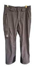 Spyder XTL 10k Insulated Ski Snowboard Pants Men  s Size Medium Colour Grey