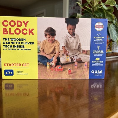 Cody Block Starter Set, Educational Wooden Building Blocks Coding and Car STE...