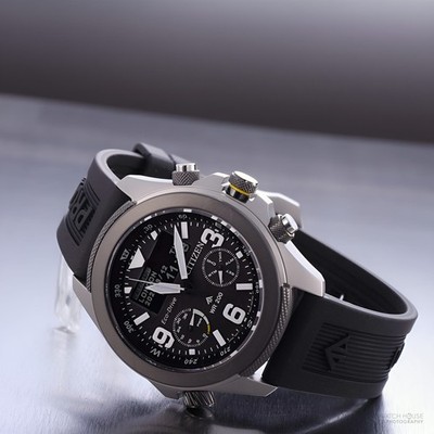 Citizen Promaster Land Eco Drive Chronograph Herrenuhr JV1007-07E Schwarz