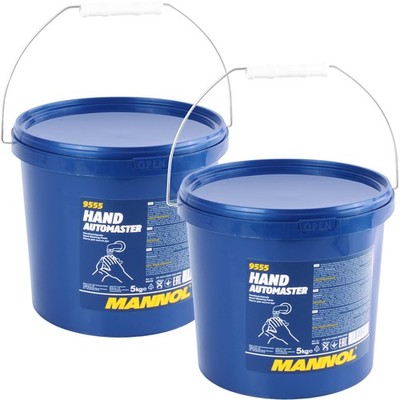 2x5kg MANNOL HAND REINIGUNGSPASTE AUTOMASTER HANDREINIGER HANDWASCHCREME PASTE