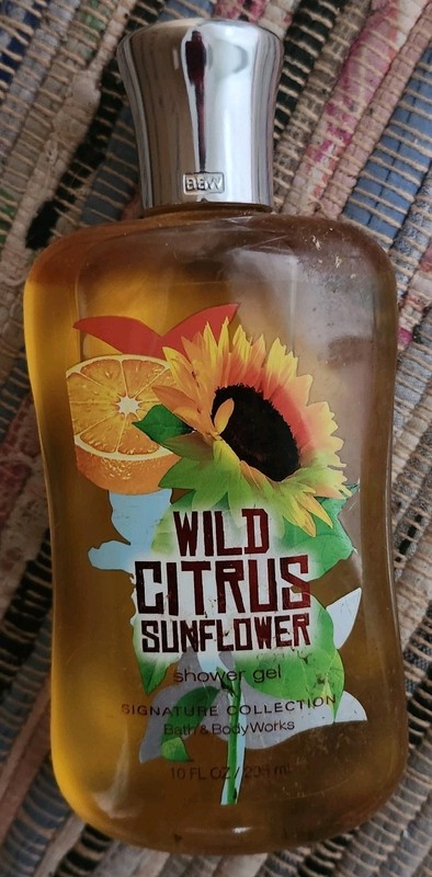 Bath & Body Works WILD CITRUS SUNFLOWER 10 oz Shower Gel Original Rare SEALED