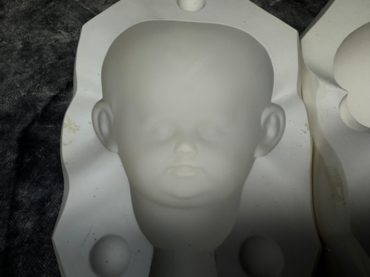 Vtg Byron Molds Ceramic Slip Mold B375A Doll Head Hilda | eBay