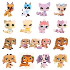 LPS Dog Dachshund Great Dane Kitten Husky Toy Figure for Kid Collectible Gift