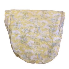 Vintage Yellow Dundee Crib Tree Floral Sheets, Bunny, Cat, And Bear Cottage Core