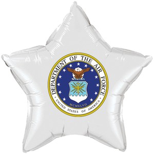 Us Air Force Party Supplies Classic White Star Balloon W Eagle Ebay
