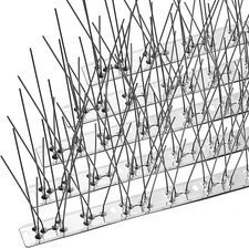 Bird Spikes with Stainless Steel Base, Durable Bird Spikes Arrow Pigeon Spikes F