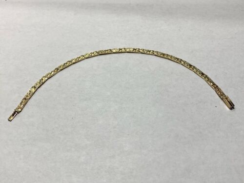 14kt Yellow Gold Small Nugget Bracelet **