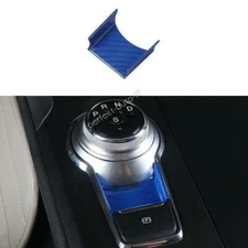 For Ford Mondeo/Fusion 2017-2019 2020 Blue Carbon Fiber Hand Brake Cover Trim 1X