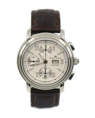 Maurice Lacroix Masterpiece Chronograph Armbanduhr Aus Edelstahl MP6318 - Bild 1 von 3