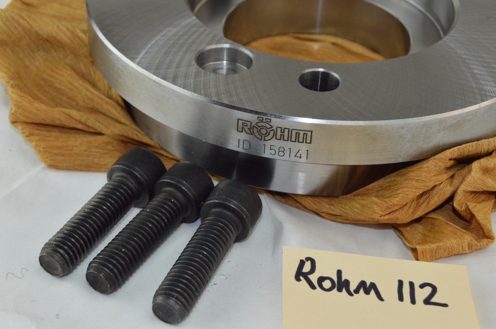 Rohm Lathe Chuck Back Plate A2-6 Spindle Adapter For ZSU 250 Hi-tru ...