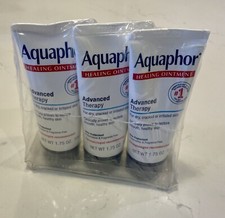 Aquaphor Healing Ointment Advanced Therapy, 1.75oz. Lot Of 3. New exp 02/2026