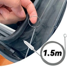Kit de herramientas de cepillo de limpieza de techo corredizo para draga de drenaje de automóvil flexible accesorios universales