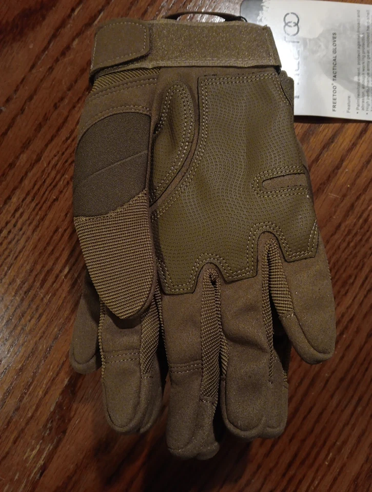 FREETOO Guantes Tácticos Ejército Militar Policía Goma Nudillo Exterior para Hombres Foto 4 de 4