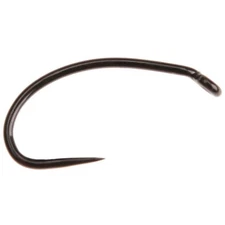 AHREX FW541 HOOK - Fly Tying Barbless Curved Nymph Hooks Black - 24 Pack NEW!