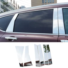 Chrome Door Window Pillar Posts Cover Trim  For Honda CRV CR-V 2023-2025