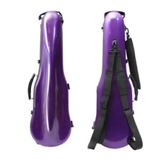 Violin Case Carbon Fiber 4/4 Full Size Strong Shell Handle Portable Durable new