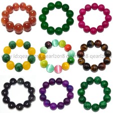 Huge 20mm Natura Colorful Gemstone Round Bead...