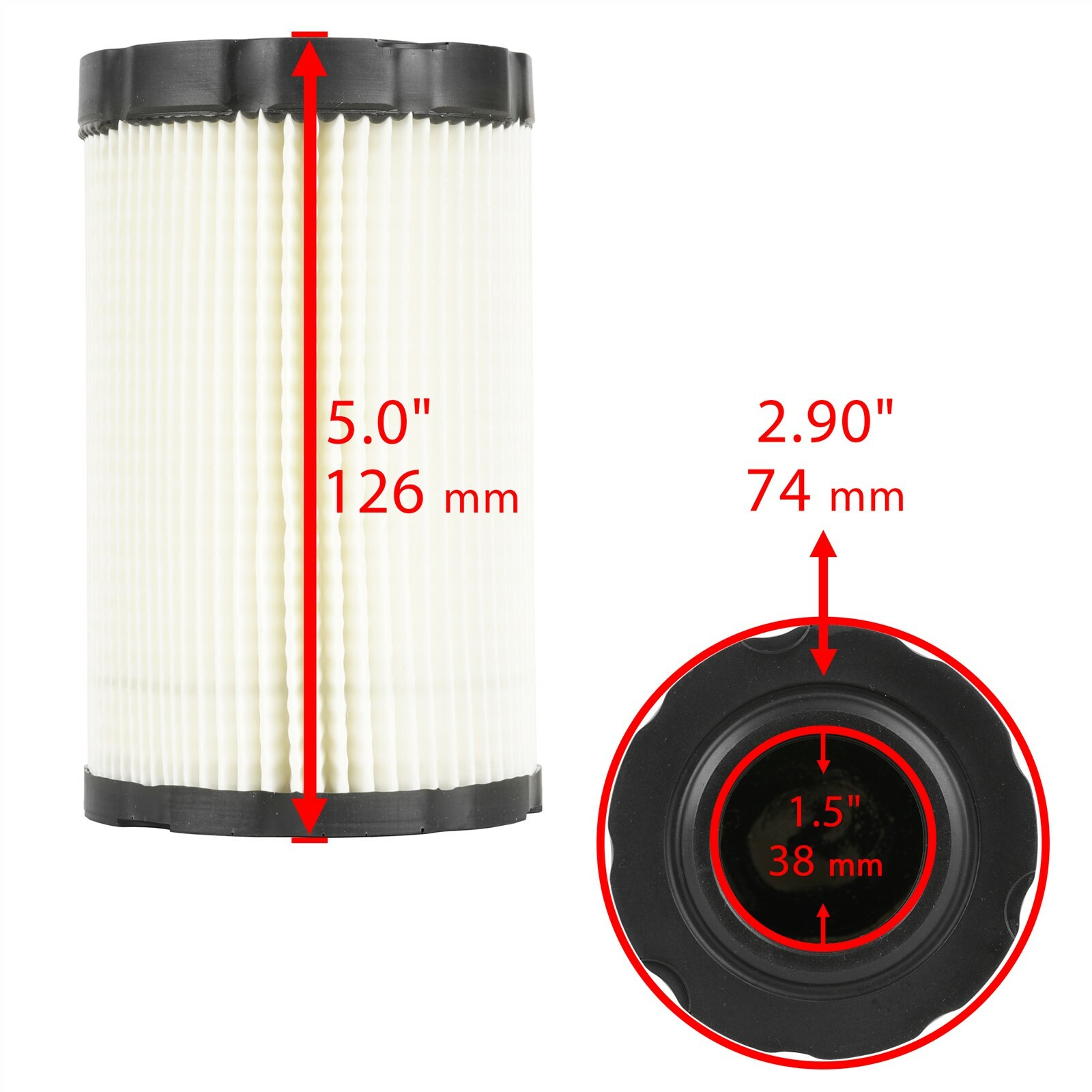 Air Filter Cleaner For John Deere D160 D170 E100 E120 E130 E140 E150