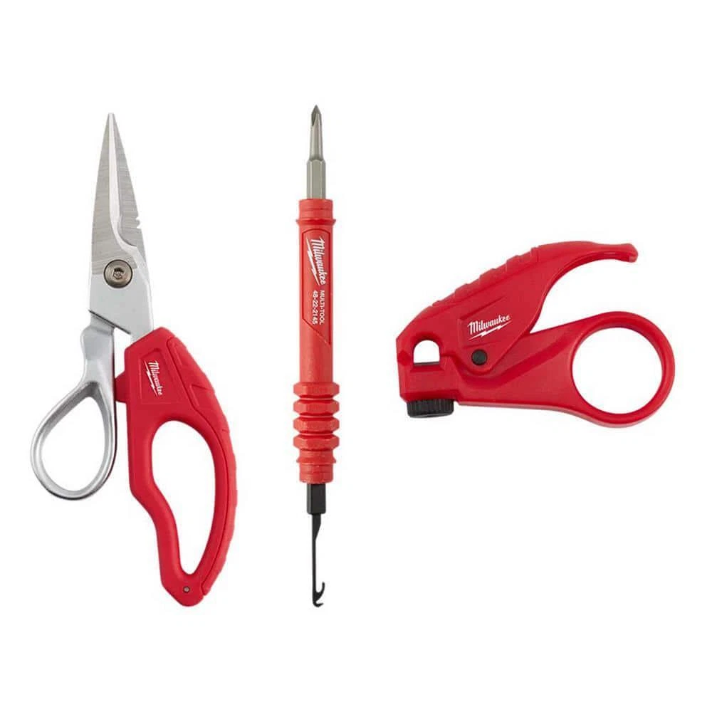 Milwaukee Electrician Hand Tool Set Unshielded Twisted Pair