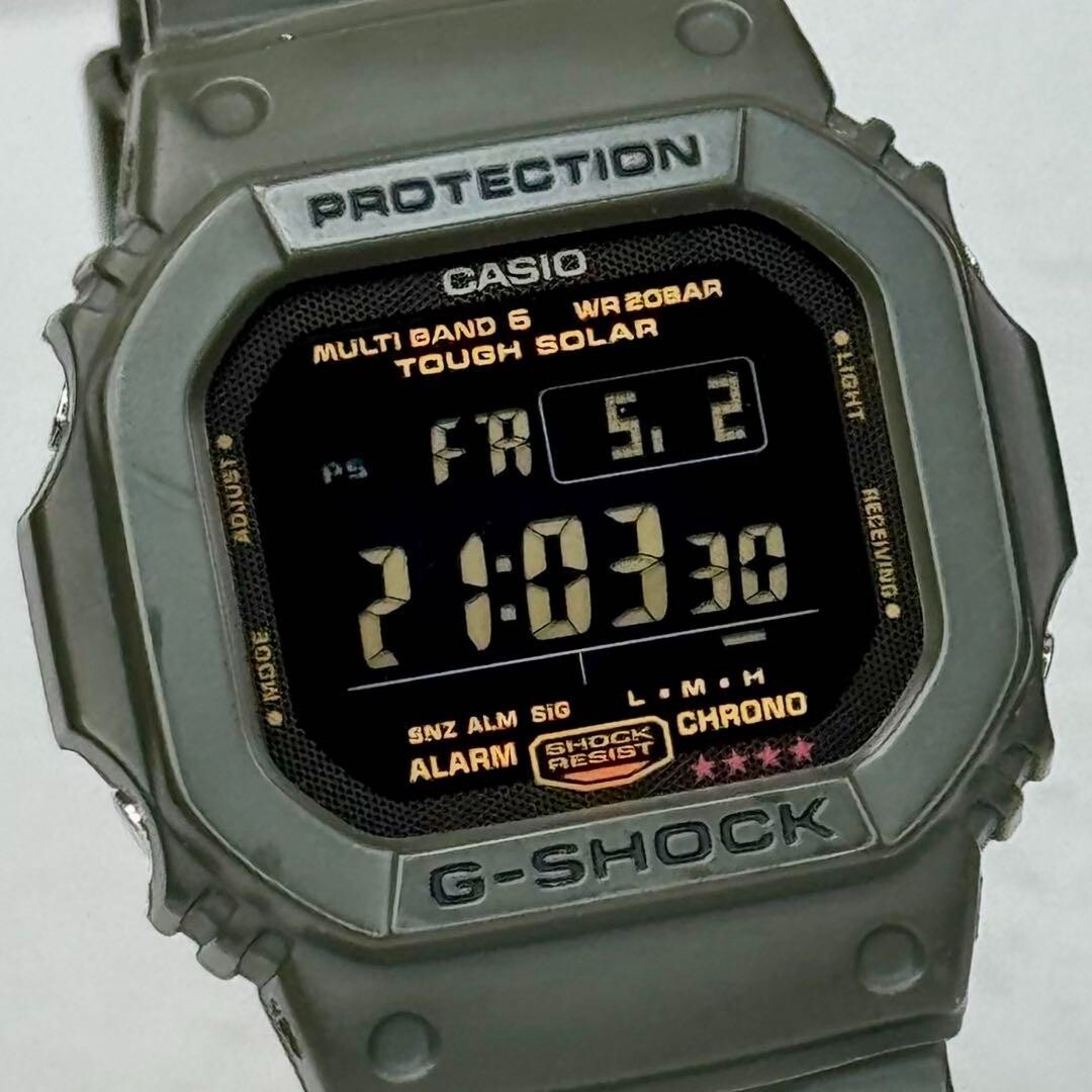 Casio G-SHOCK GW-M5610KG-3JF Solar Radio Army Green Limited Square