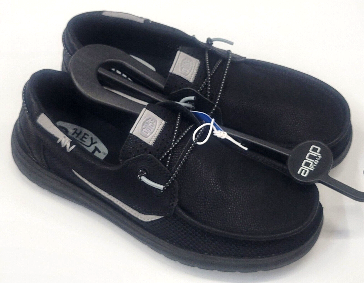 Hey Dude Mens Welsh Grip Mix Black Black 13