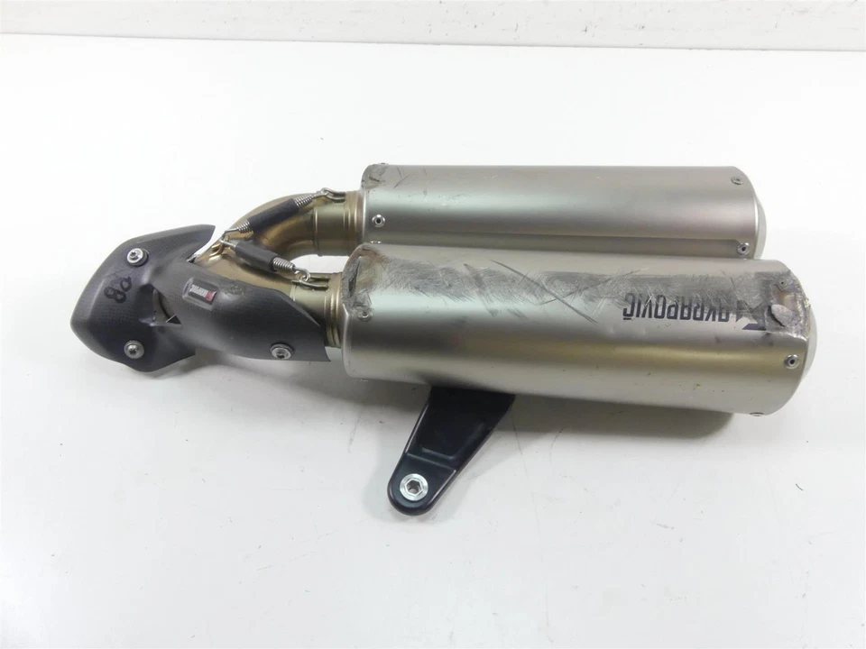Juego de tubos silenciadores de escape Indian FTR1200 S 2022 Akrapovic titanio 1263584-864 Foto 3 de 4