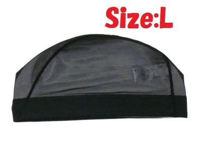 arena Japan Swim Swimming Mesh Cap Black ARN13 Made in JAPAN Japanese Size  L JP