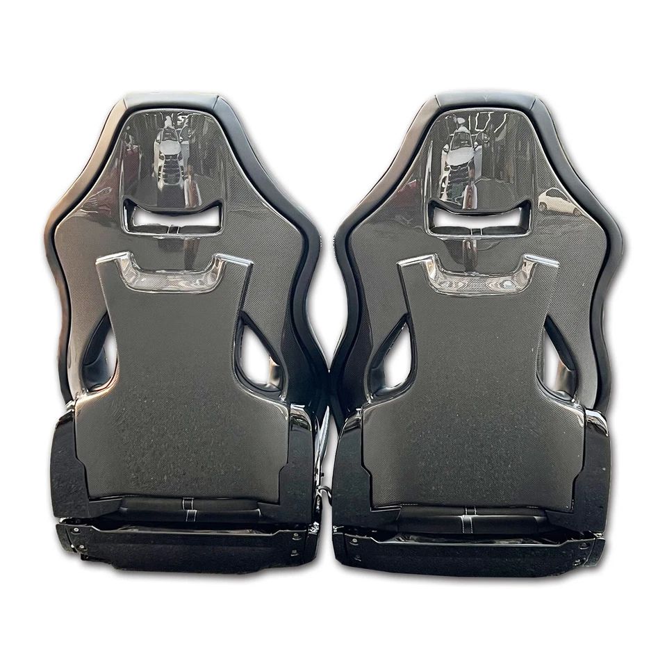 For FERRARI F430 California 458 488 F12 F8 SCUDERIA GOLDRAKE CARBON SEAT BLACK  - Image 3 of 4