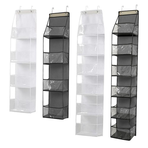 Peuirre Organisateur Suspendu Sur Porte, Organisateur Suspendu Tissu, Étagère Suspendue Pliable, Porte Document Mural, avec Crochets, pour Magazines, Courrier, Fournitures de Bureau (Noir Peuirre Organisateur Suspendu Sur Porte, Organisateur Suspendu Tissu, Étagère Suspendue Pliable, Porte Document Mural, avec Crochets, pour Magazines, Courrier, Fournitures de Bureau (Noir