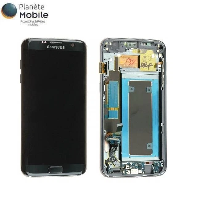 Original Ecran LCD Complet Noir Sur Châssis Pour Samsung Galaxy S7 edge (G935F) - Photo 1/1