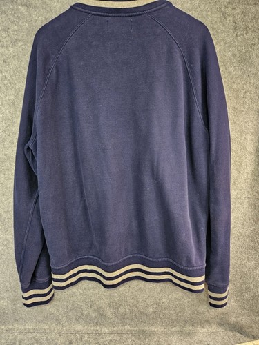 Polo Ralph Lauren Varsity Jacket Men's XL Vintage Full Zip Blue Pony Logo Preppy - Picture 6 of 11