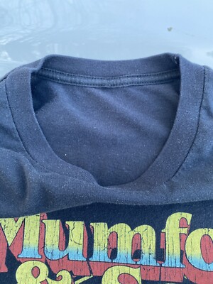 Mumford And Sons Double Sided Delta Tour Original Band T shirt