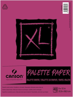 XL Series Palette Pad, 9  X 12 , Fold-Over Cover, 40 Sheets (100510953)