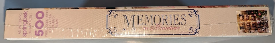 Sealed Springbok MEMORIES IN MINIATURE 500 pc Jigsaw Puzzle PZL4474 Dollhouse - Image 3 of 4