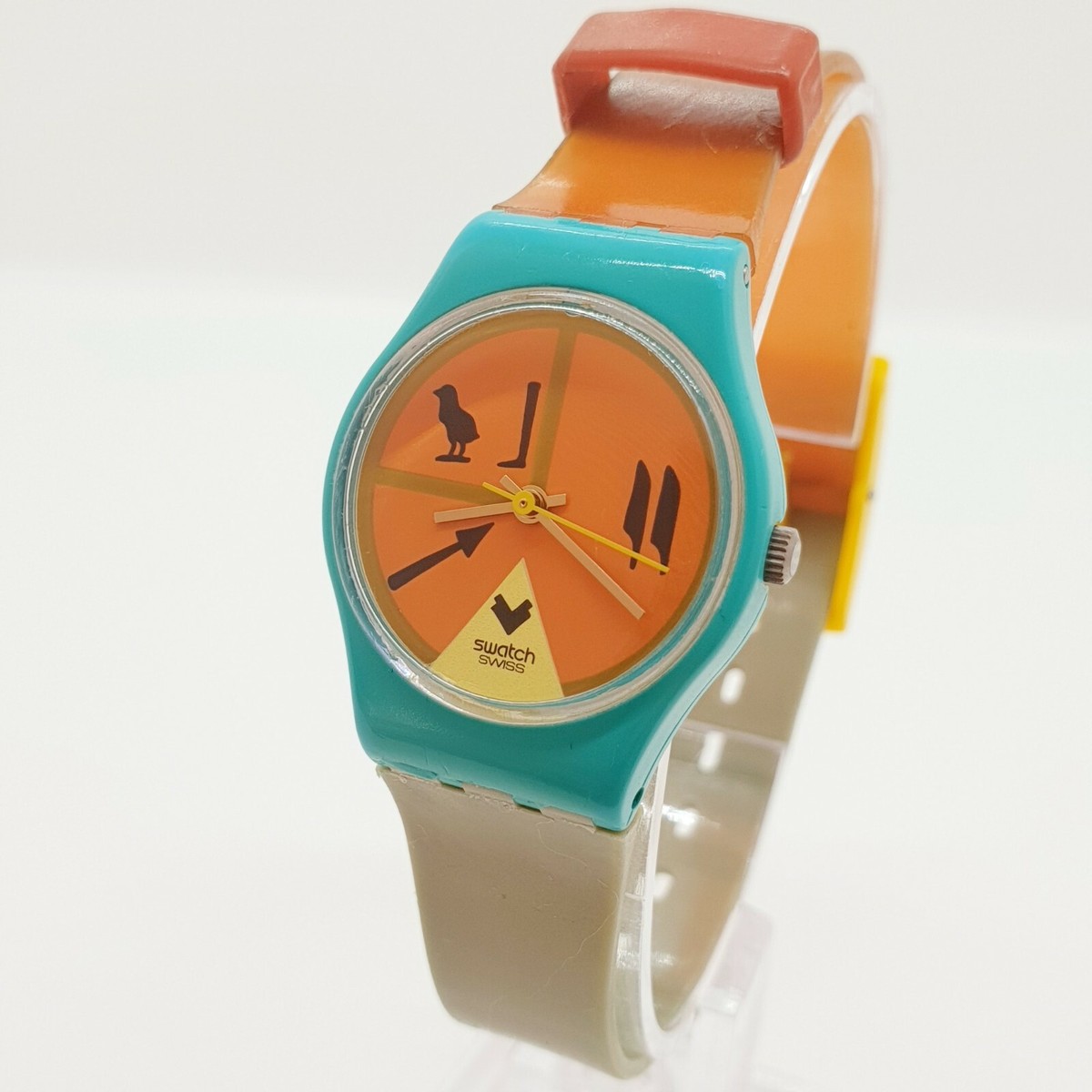Very Rare 1986 Swatch Lady Watch for Women, Vintage 80s Swiss