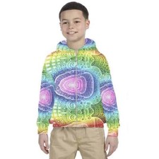 New Kids Hoodie Artistic Pattern Abstract Art Design 7434104189171