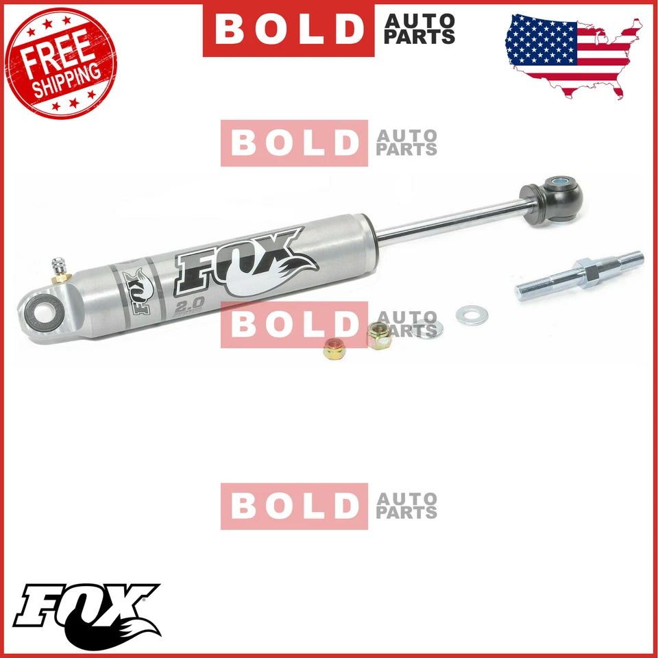 FOX Steering Stabilizer Shock for Jeep Wrangler YJ TJ TJ Cherokee XJ Comanche MJ - Image 3 of 4