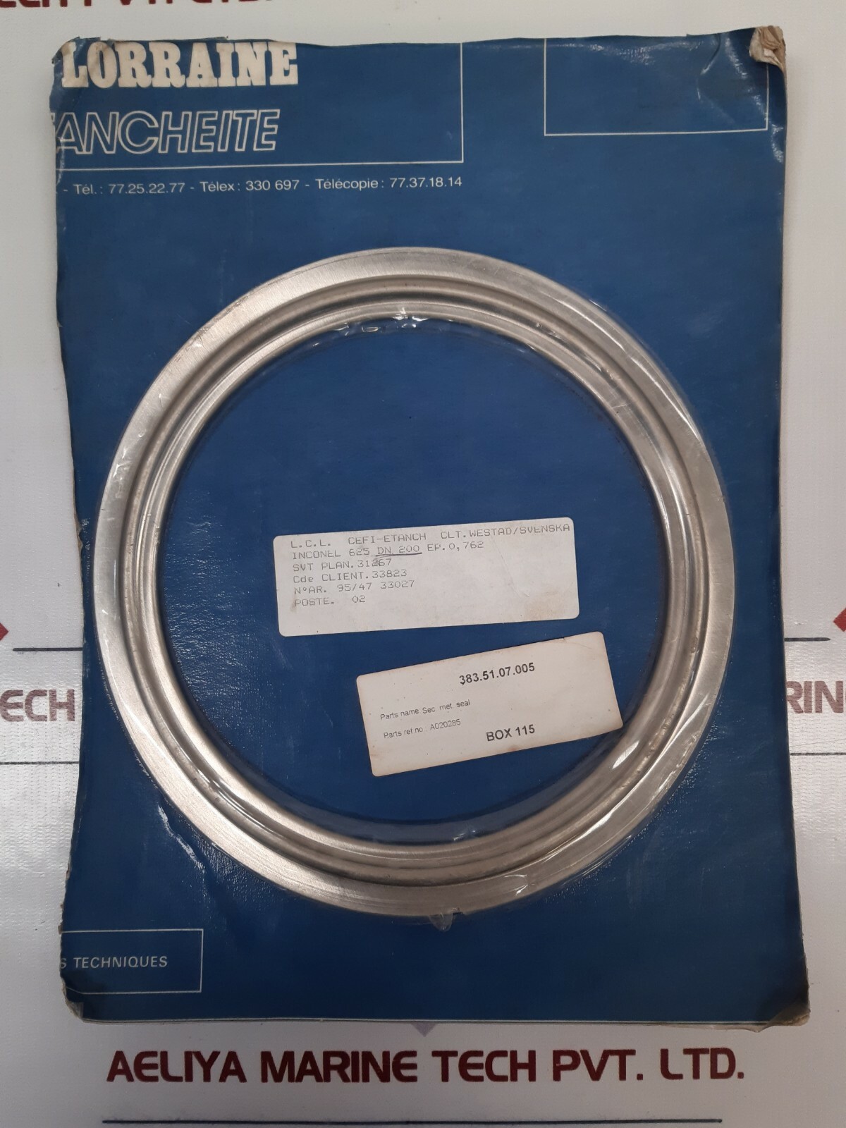 Carbone lorraine a020285 sec. met. seal | eBay