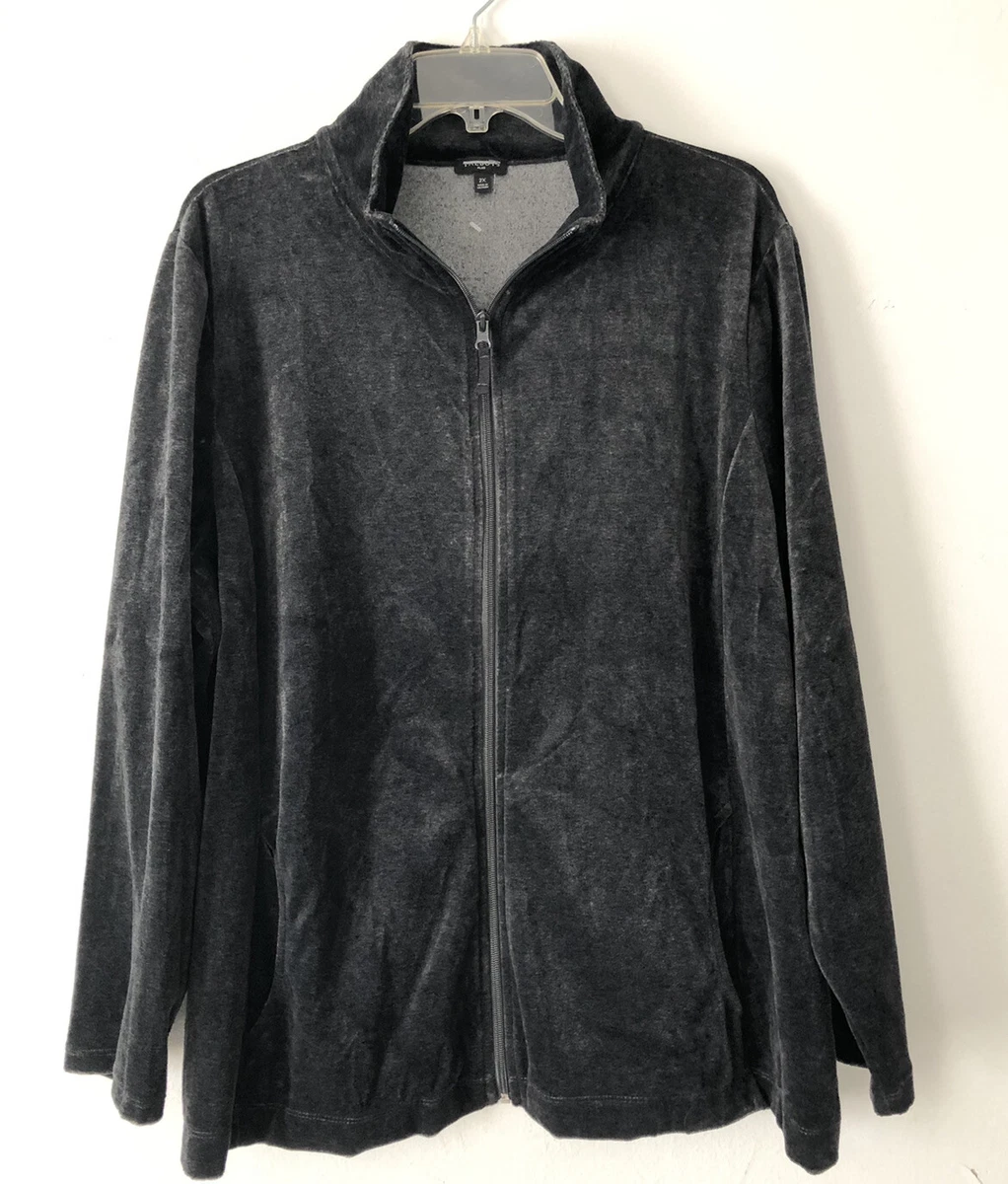 Talbots store velour jacket