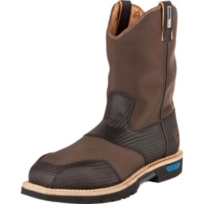 Cinch WRX Boots Cinch WRX Mens Waterproof Distressed Black Work Boot  main image 4