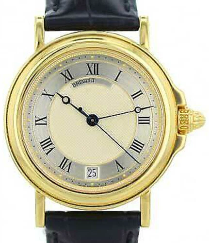 Breguet — Breguet Horloger De La Marine 18k Yellow Gold Date Automatic Mens Watch