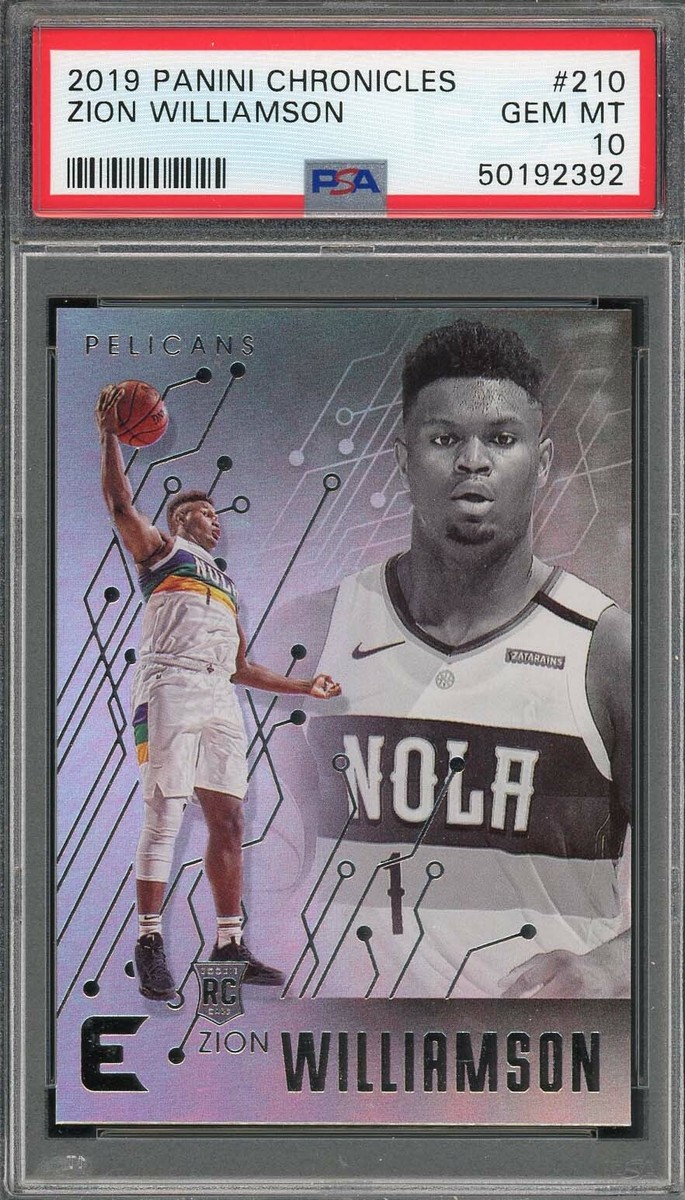 その他 PANINI CHRONICLES Zion Williamson 2019 Panini Chronicles Basketball Rookie Card RC