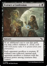 EXTRACT A CONFESSION x4 mtg NM-M Murders at Karlov Manor 4 Common