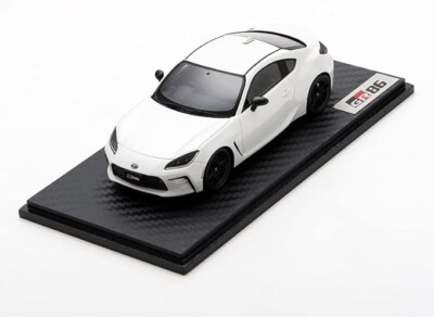 TOYOTA GAZOO Racing GR86 1/43 ミニカー TOYOTA GAZOO Racing GR86 1/43 Scale Model 2021 Crystal White Pearl
