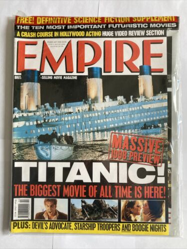 EMPIRE MOVIE MAGAZINE TITANIC STARSHIP TROOPERS BOOGIE NIGHTS UK FEBRUARY 1998 - Picture 1 of 2