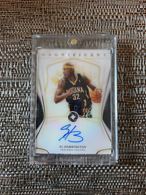 Al harrington Mint auto Panini Opulence Magnificent 12/49 Mint Condition!